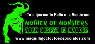 maquillaje de efectos especiales y maquillaje de protesis para rodaje Aran Gaspar